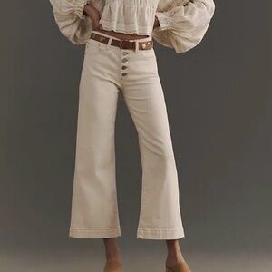 Scotch & Soda Amsterdam Wide Leg button fly denim